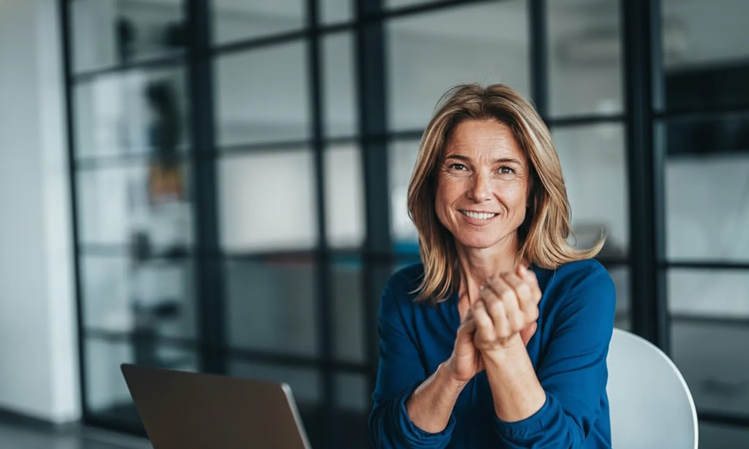 Professional woman working